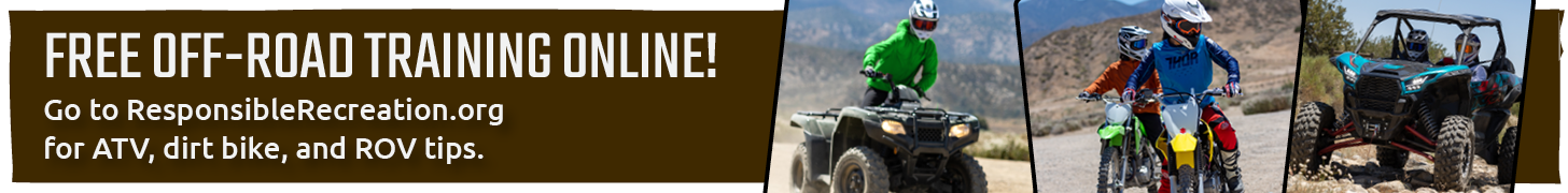 atv dirtbike rov training banner